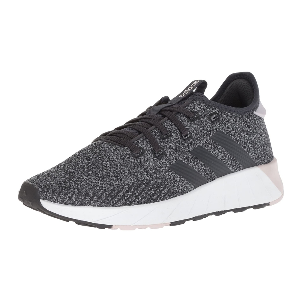 Adidas Questar X BYD Women's Running Shoes Size 6 Gray/Black/White/Light Pink